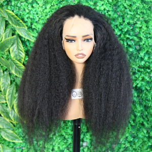 Peluca de encaje frontal con cutícula para mujeres africanas, tejido de <span class=keywords><strong>pelo</strong></span> de genitales sin procesar, extensiones de cabello humano - Product Image 1