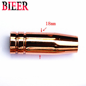 BIER Welding Torch Nozzle 18mm Copper Plated 103A Model - Product Image 1