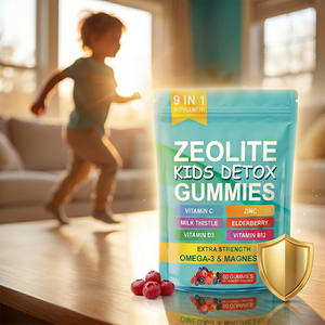 Gomitas <span class=keywords><strong>Detox</strong></span> de Zeolita para Niños de Marca Privada OEM con <span class=keywords><strong>Omega</strong></span>-<span class=keywords><strong>3</strong></span> y Magnesio, Fórmula Extra Fuerte para Niños - Product Image 5