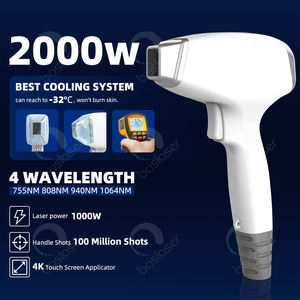 เครื่องกำจัดขนด้วยเลเซอร์ทางการแพทย์ เทคโนโลยีล่าสุด ระบบทำความเย็นคู่ หน้าจอสัมผัส ไดโอดเลเซอร์ 808 นาโนเมตร ได้รับการรับรอง - Product Image 4