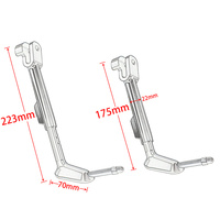 Béquille de moto pour YAMAHA YZF-R3 YZFR3 YZF R3 Accessoires 2019-2025 Support latéral réglable pour stationnement