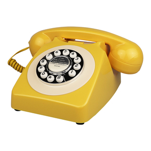 Bleu Hotsell classique cadran rotatif cadeau mariage clé cadran Audio Antique classique Vintage Style ancien téléphone décoration téléphone - Product Image 6