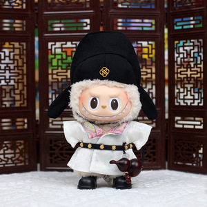 Vêtements pour poupée Labubu, costume de style dynastie Tang ancienne pour jouets en peluche de 15 à 30 cm, unisexe, âge 8-13 ans - Product Image 1
