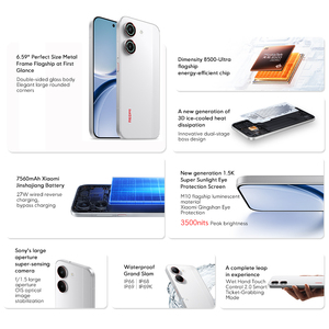 REDMI Turbo 5 5G รุ่นจีน ซีพียู Dimensity 8500-Ultra ชิปประหยัดพลังงานระดับเรือธง ระบบปฏิบัติการ Xiaomi HyperOS 3 - Product Image 3