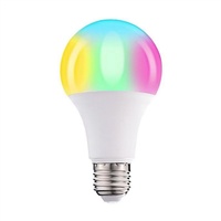 Ampoule LED intelligente E27 à changement de couleur éblouissant RGB, télécommande, ampoule LED intelligente E27 avec fonction mémoire