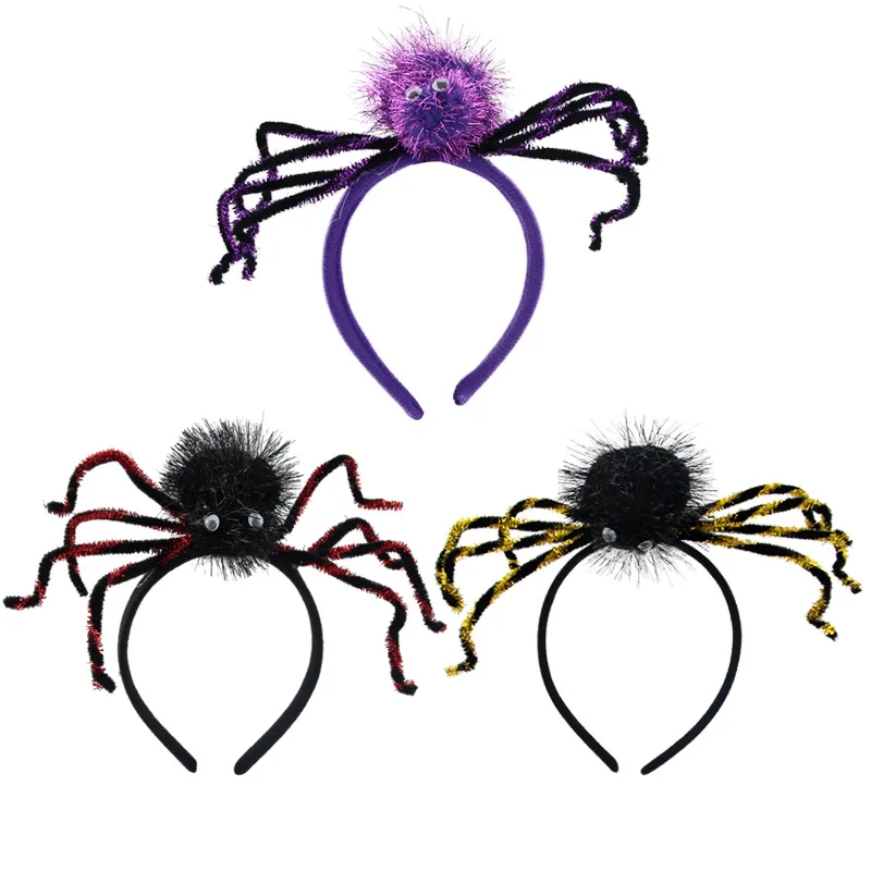 2021 Halloween Headgear With Exaggerated Personality Spider Headband