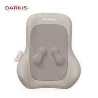 Cojín de Masaje Shiatsu Portátil Darius con Espuma Viscoelástica, Calor, Vibración, Amasamiento de Cuerpo Completo, Alivio para Cuello, Cintura, Espalda, Pies y Cabeza 1.5