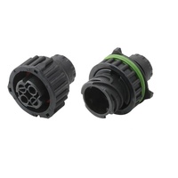 2 Pin Way AMP Automotive Female Male Waterproof Connector Wire Electrical Round Plug 1-967325-3