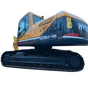 Excavatrice hydraulique Hyundai 220LC-9S d'occasion, état d'origine, performance fiable pour la construction routière et l'exploitation minière - Product Image 1