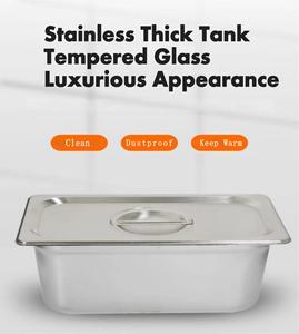 Cuisine commerciale série 900 autoportante 4 bassins bain marie chauffe-aliments au gaz avec armoire - Product Image 6