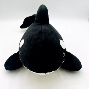 7134 noir blanc épaulard océan Animal en peluche jouets en peluche pour enfant personnage réaliste mignon poupées baleine noire jouets en peluche - Product Image 2