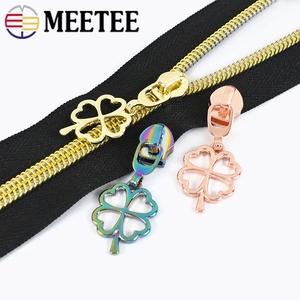 Meetee Bộ dụng cụ sửa chữa thanh trượt khóa kéo tự làm F2-7 thay thế cho túi áo khoác Ví Vali phụ kiện may vá Dụng cụ dây kéo thanh trượt - Product Image 5