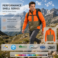 Haute qualité vêtements de pêche en plein air Softshell veste d'hiver personnalisé vêtements de plein air tactique imperméable chasse hommes
