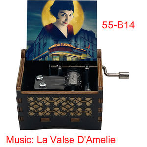 Famosa película <span class=keywords><strong>Amelie</strong></span> <span class=keywords><strong>caja</strong></span> <span class=keywords><strong>de</strong></span> música con manivela 18 notas movimiento plateado regalo Musical especial para boda amigos fiesta <span class=keywords><strong>de</strong></span> cumpleaños familiar - Product Image 4