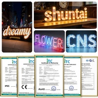 Lettres en relief 3D personnalisées à LED, étanches, pour la publicité extérieure des hôpitaux et des entreprises, IP65 avec éclairage décoratif