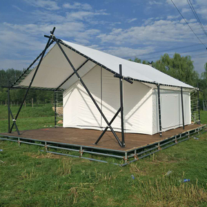 Luxury Outdoor Glamping Hotel <b>Tents</b> Straight Bracing Type Oxford Waterproof 6m for Camping Resort <b>Tent</b> Glamping Lodge Wit - Product Image 3