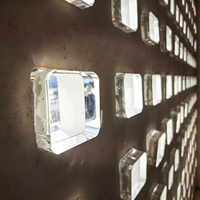 Brique de verre solide à fusion à chaud, plate et lisse, carrée, décorative, pour la rénovation intérieure résidentielle moderne – Approvisionnement direct usine
