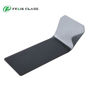 Verre trempé gris courbé sur mesure pour panneau de couverture d'appareil électrique, verre courbé - Product Image 1