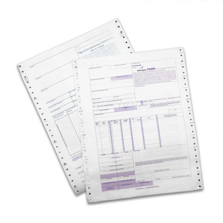 Wholesale Custom NCR Carbonless Paper Bill of Lading and Courier Air ...