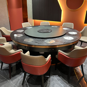 Tavolo da Pranzo Commerciale per Hot Pot Senza Fumo con Purificatore di Fumo Integrato per Catering - Product Image 1