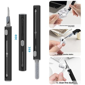 Funda Protectora de Silicona con Logotipo Personalizado, Bolsa con Herramienta de Limpieza, Kit de Limpieza con Esponja y Cepillo para Airpod Pro 3 - Product Image 3