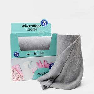 Boîte distributrice de serviettes en microfibre pour le dégraissage de chiffon jetable de <span class=keywords><strong>cuisine</strong></span> en microfibre pour le nettoyage épaississant de la maison personnalisée - Product Image 1