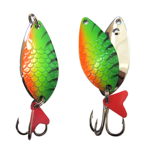 DOUBLE-WINNER 15g double couche en métal pêche poisson cuillère leurre OEM personnalisé eau salée dur appât jigging leurre - Product Image 2