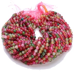 Pierres précieuses d'agate taillées en brillant, 1 carat, pierres naturelles, perles pour la fabrication de bijoux, hauteur des articles : 8 mm et 3 mm - Product Image 1