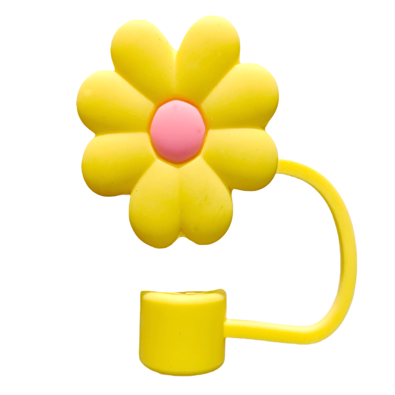 Yellow/Pink-Daisy-Soft Rubber