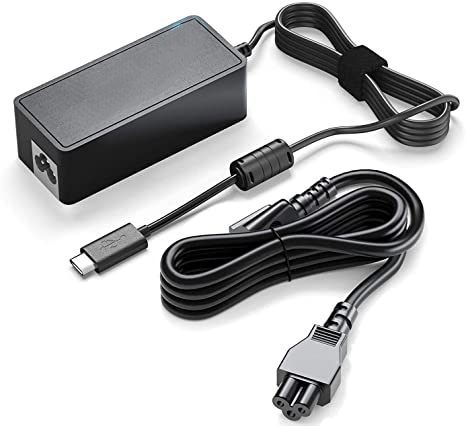 19.5V 2.31A 45W USB C Laptop Charger Power for Lenovo Yoga Thinkpad Razer Blade Stealth Acer Samsung Asus Dell XPS