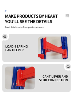 Giá đỡ <span class=keywords><strong>cantilever</strong></span> thép hai mặt, tự đứng, có thể điều chỉnh, tải trọng 100-500kg, kệ sơn chống ăn mòn, lắp ráp nhanh - Product Image 4