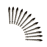Pointes en acier Arrowhead ID4.2mm/6.2mm pour flèches en carbone pour arbalète et arc à poulies, équipement de chasse à l'arc