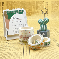 Bas quantité minimale de commande mignon animal de compagnie Washi ruban autocollants personnalisé imprimé Washi ruban en gros Style japonais Washi ruban impression personnalisée