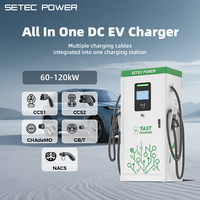 Certification OEM, chargeur rapide DC pour véhicules électriques de niveau 3, 60 kW/90 kW/120 kW, CCS1/CHAdeMO, stations de recharge au sol