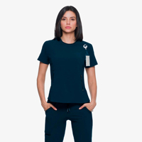 Tenues médicales personnalisées Bestex, hauts à manches courtes et pantalons évasés, uniforme d'hôpital, uniforme d'infirmière, ensembles d'hôpital pour femmes