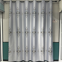 Stock d'usine Jacquard rideau occultant tissu décor à la maison pour salon décoration de la maison