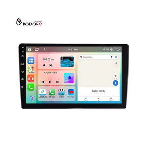 Estéreo para Auto Android de Doble DIN Podofo, Pantalla IPS de 10.1 Pulgadas, 8 Núcleos, 4+64GB, CarPlay, Android Auto, WiFi, GPS, DSP - Product Image 1