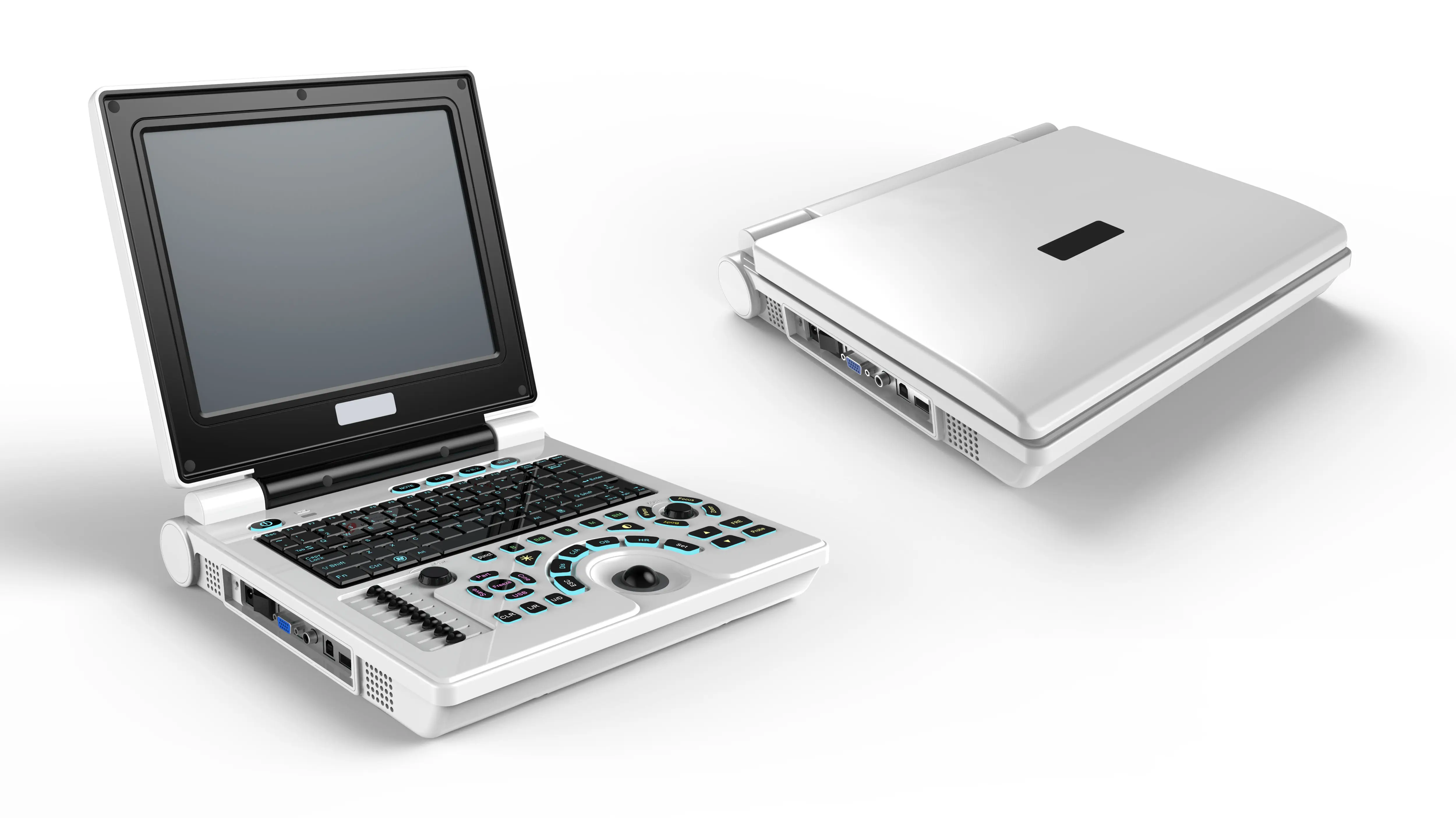 Notebook Laptop Zwart-Wit Digitale Echografie Machine Scanner