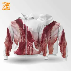 Wholesale game apparel 3D printed jacket top sublimation basketball team training gym hooded zipper sweatshirt hoodie