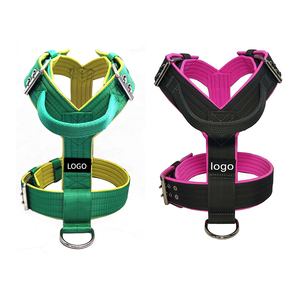 Harnais robuste pour <span class=keywords><strong>chien</strong></span>, gilet de sécurité réglable pour chiot, laisse tactique pour <span class=keywords><strong>chien</strong></span>, collier, harnais tactique pour grand <span class=keywords><strong>chien</strong></span> - Product Image 6