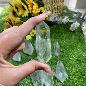 치유를위한 녹색 석영 크리스탈 포인트 타워 DT Prasiolite 녹색 자수정 - Product Image 4
