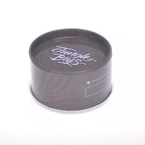 Vente en gros de boîtes de conserve rondes en métal pour presse à anneau, deux pièces de boîtes de conserve pour bonbons, tabac et herbes avec couvercle à ouverture facile - Product Image 3