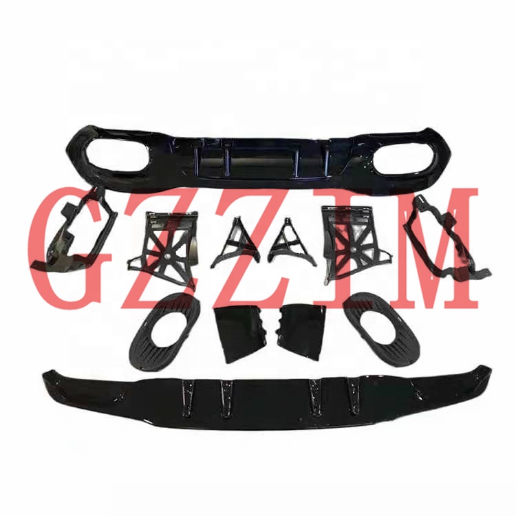 Тип A35s задние диффузорные выхлопные наконечники для Mer * edes W177 AMG бампер крышка * ack