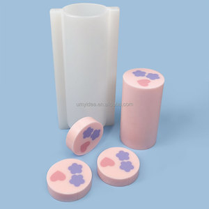 قالب سيليكون مرن لصنع الشموع والصابون على شكل أنبوب دائري كبير بوزن 1 كجم - Product Image 3