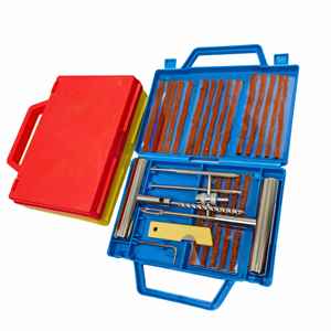 Car <b>Tire</b> <b>Repair</b> <b>Tool</b> Kit Vacuum Tyre Patches Maintenance Special <b>Tool</b> with Rubber Strips Glue Auto Bike Motorcycle Puncture Plug - Product Image 5