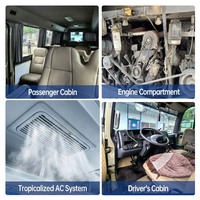Meilleur Prix Minibus d'Occasion JMV JMV6770CF 7m 2018 Euro 5 Essence Conduite à Gauche 25 Places Reconditionné Prêt pour Navette d'Employés Fiable