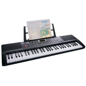คีย์บอร์ดอิเล็กทรอนิกส์ 61 คีย์สำหรับเด็กพร้อมไมโครโฟนและแหล่งจ่ายไฟสีดำและสีชมพูของเล่นเครื่องดนตรีสำหรับทุกเพศ - Product Image 5