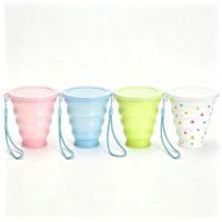 Gobelet de voyage pliable en silicone, léger et télescopique, pour une utilisation en extérieur