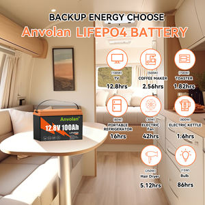 <span class=keywords><strong>Batterie</strong></span> LiFePO4 <span class=keywords><strong>12V</strong></span> 100Ah ultra-compacte, 4 fois plus dense en énergie que les batteries au plomb-acide, pour station d'alimentation mobile - Product Image 4