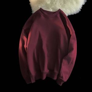 Design all'ingrosso personalizzato Logo 2 pezzi marrone manica lunga felpa e tuta corta da donna Set tuta - Product Image 3